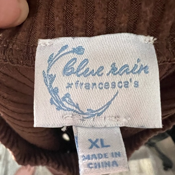 Francesca High‎ Neck Sleeveless Tank Top Brown XL - Picture 5 of 7